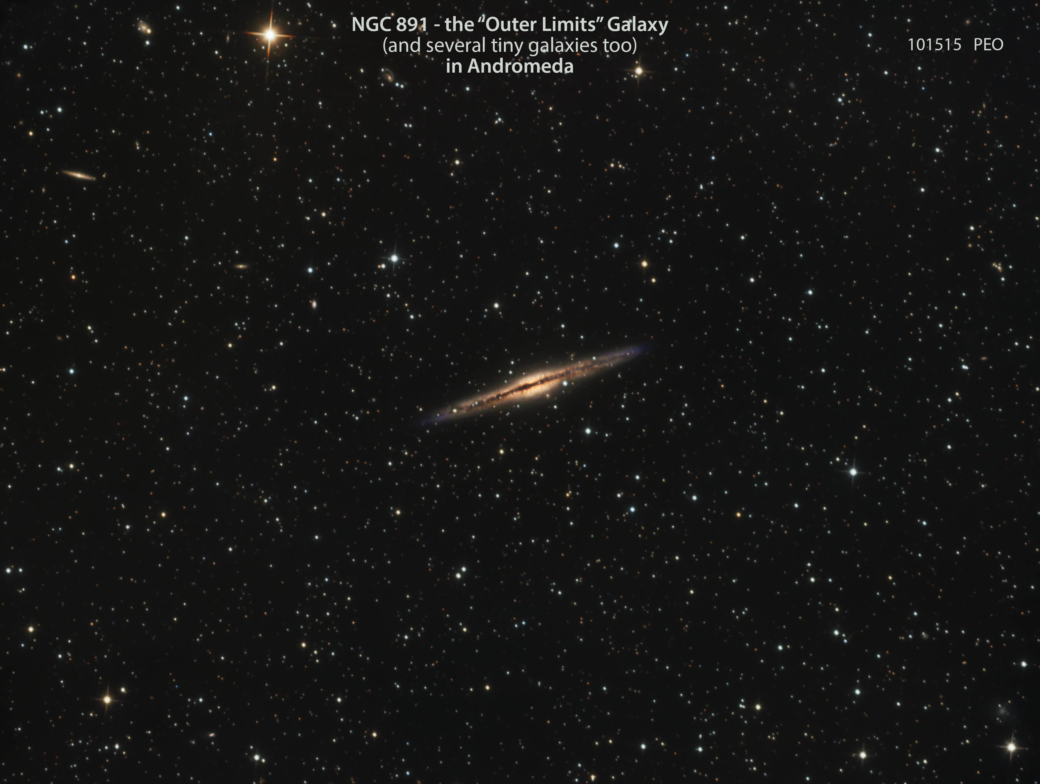 NGC891 -- the Outer Limits Galaxy